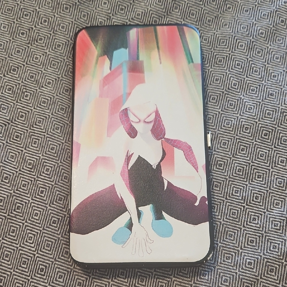 Buckle Down Wallet. Marvwl Ghost Spider Gwen Stacey Wallet